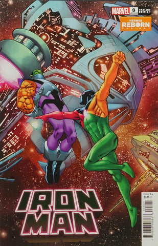 Iron Man #8 (LGY #633) - Marvel Comics - 2021 - Heroes Reborn Variant