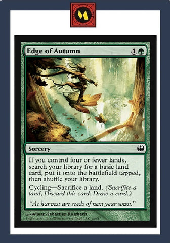 "Edge Of Autumn" - Magic The Gathering Card - Duel Decks