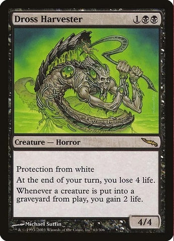 "Dross Harvester" x4 - Magic The Gathering - Mirrodin - 4-Card Playset