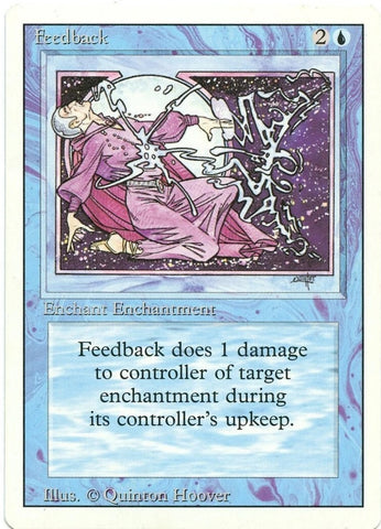 "Feedback"- Magic The Gathering - Revised