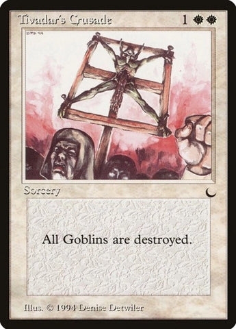 "Tivadar's Crusade" - Magic The Gathering Card - The Dark