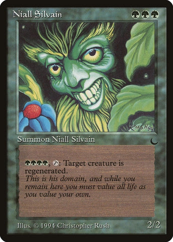 "Niall Silvain" - Magic The Gathering Card - The Dark