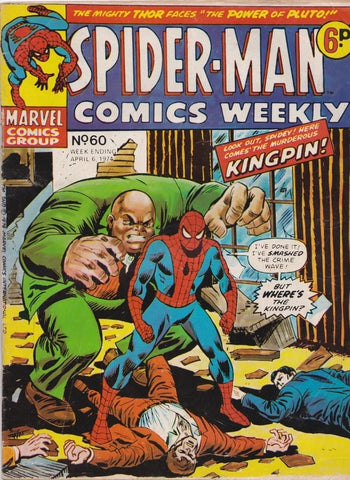 Spider-Man Comics Weekly #60 - Marvel Comics / British - 1974