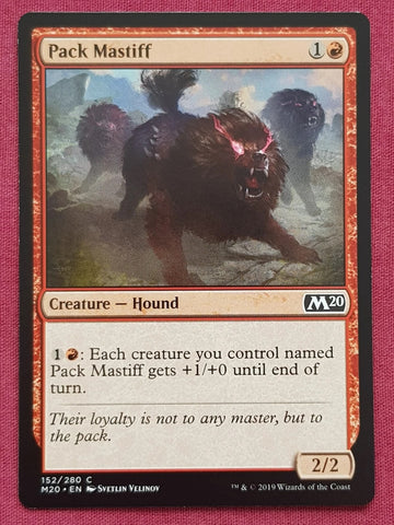 "Pack Mastiff" x4 - Magic The Gathering Card - M20 - 4-Card Playset