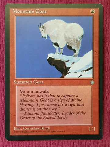 "Mountain Goat" x4 - Magic The Gathering Card - Ice Age - 4-Card Playset