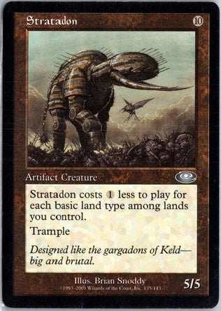 "Stratadon" - Magic The Gathering Card - Planeshift