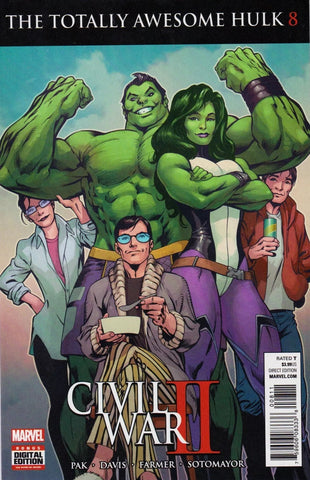 Totally Awesome Hulk #8 - Marvel Comics - 2016 - Civil War II