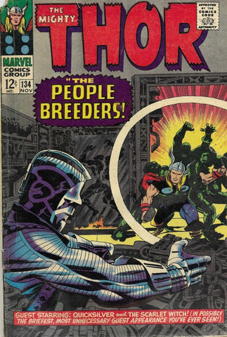 Thor #134 - Marvel Comics - 1966 - 1st App. High Evolutionary - Lower Grade