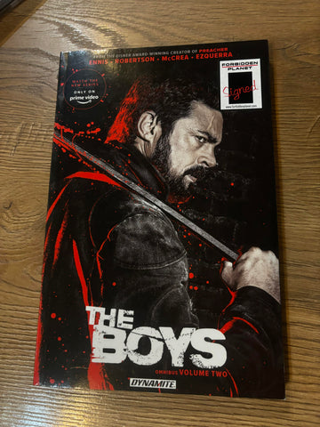 The Boys: Omnibus: Vol 2 - Dynamite - 2019 - Ennis Signed Photo Cover Edition