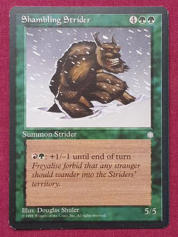 "Shambling Strider" - Magic The Gathering Card - Ice Age