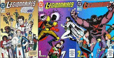Legionnaires #1, #2 & #3 - DC Comics - 1993