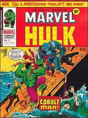 Mighty World of Marvel #182 - Marvel Comics - 1976