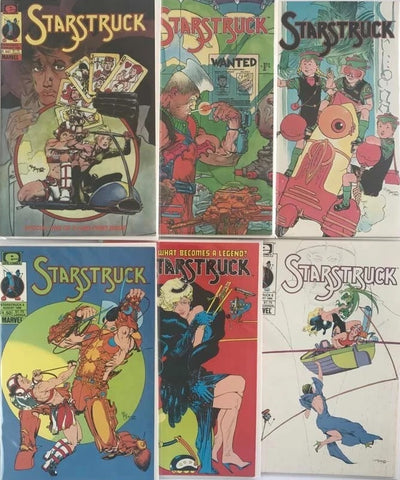 Starstruck #1 2 3 4 5 6 - Epic Comics / Marvel - 1985