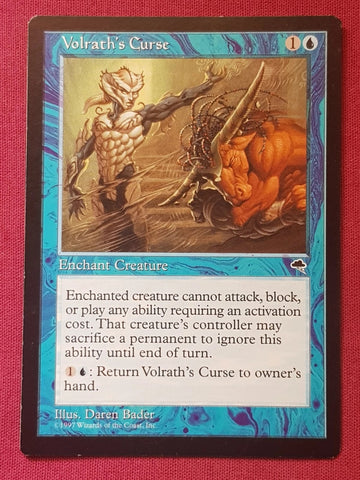 "Volrath's Curse" - Magic The Gathering Card - Tempest
