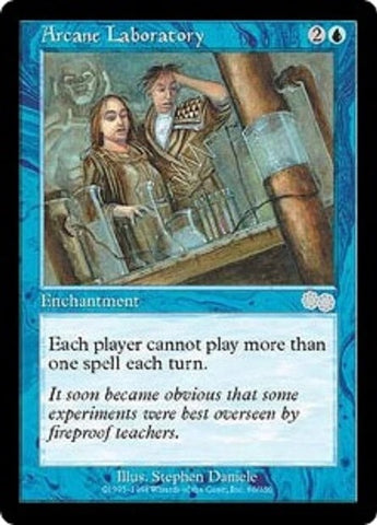 "Arcane Laboratory" - Magic The Gathering Card - Urza's Saga