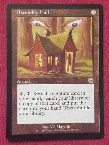 "Assembly Hall" - Magic The Gathering Card - Mercadian Masques