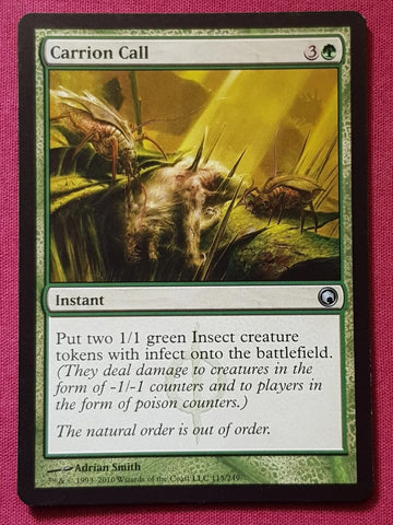 "Carrion Call" - Magic The Gathering Card - Scars Of Mirrodin