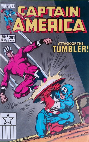 Captain America #291 - #295 (5x Comics RUN) - Marvel Comics - 1984