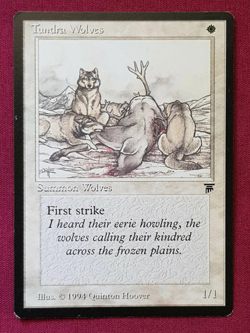 "Tundra Wolves" - Magic The Gathering Card -  Legends