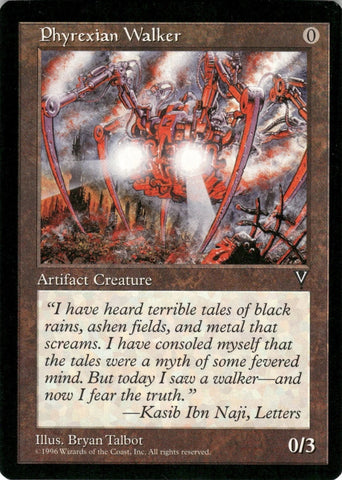 "Phyrexian Walker" - Magic The Gathering Card - Visions
