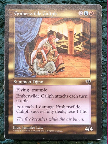 "Emberwilde Caliph" - Magic The Gathering - Mirage