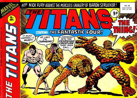 The Titans #50 - Marvel Comics / British - 1976