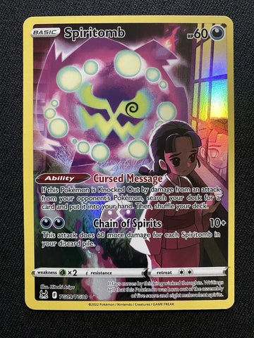 "Spiritomb" TG09/TG30 Lost Origin - Pokémon Card - Holo Trainer Gallery Card