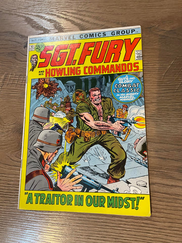 Sgt Fury #93 - Marvel Comics - 1971 - Back Issue