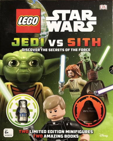Lego Star Wars - Jedi Vs Sith - 2 Limited Edition Mini Figures and 2 Books