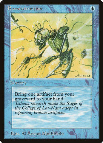 "Reconstruction" - Magic The Gathering - Antiquities