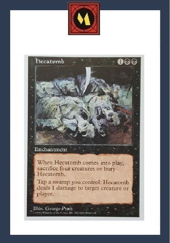 "Hecatomb" - Magic The Gathering Card - 5th Edition