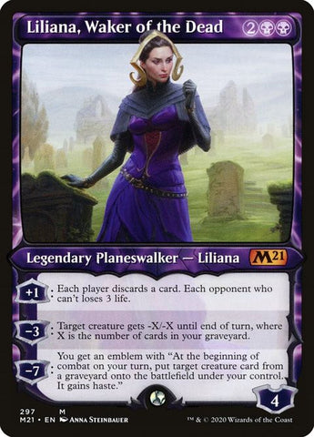 Liliana, Waker of the Dead FOIL 297 - MTG Magic the Gathering Card