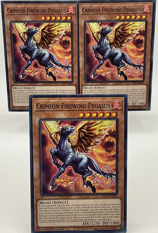 "Crimson Firewing Pegasus" ALIN-EN032 - Yu-Gi-Oh! - 3x Cards - Alliance Insight