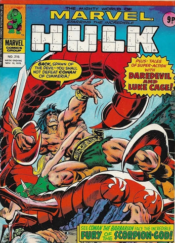 Mighty World of Marvel #215 - Marvel Comics - 1976