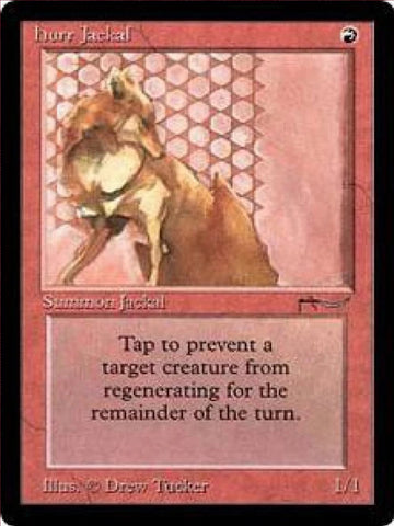 "Hurr Jackal" - Magic The Gathering Card - Arabian Nights