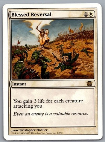 "Blessed Reversal" - Magic The Gathering - 8th Edition