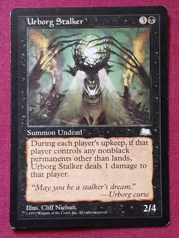 "Urborg Stalker" - Magic The Gathering Card - Weatherlight