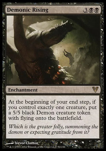 Demonic Rising - Magic The Gathering Card - Avacyn Restored