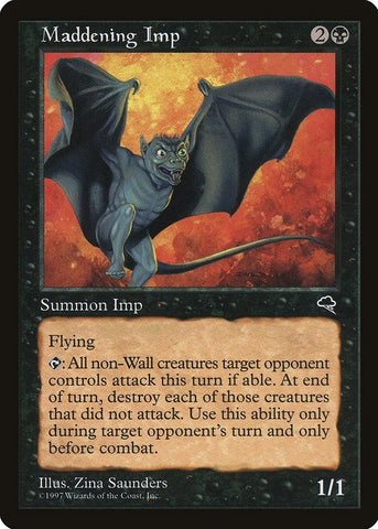 "Maddening Imp" x4 - Magic The Gathering Card - Tempest - 4-Card Playset