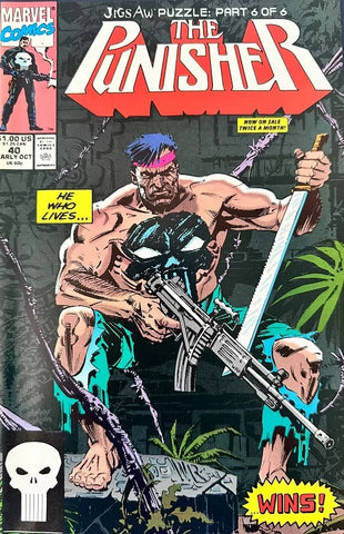 The Punisher #36 - #40 (Run of 5x Comics) - Marvel Comics - 1990