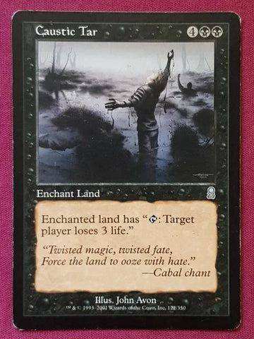 "Caustic Tar" - Magic The Gathering Card - Odyssey