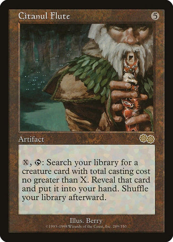 "Citanul Flute" - Magic The Gathering Card - Urza's Saga