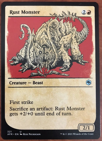"Rust Monster" - Magic The Gathering Card - AFR Showcase