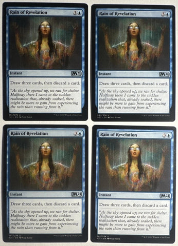 "Rain Of Revelation" x4 - Magic The Gathering - M21 - 4-Card Playset