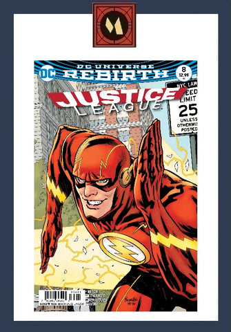 Justice League #8 - DC Comics - 2017 - Rebirth - Flash Variant