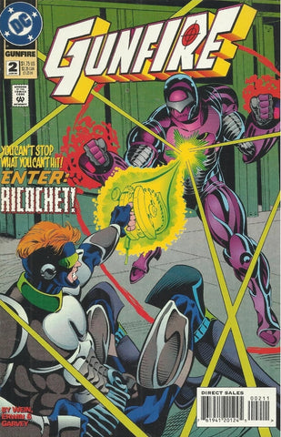 Gunfire #2 - #9 (8x Comics RUN) - DC Comics - 1994/95