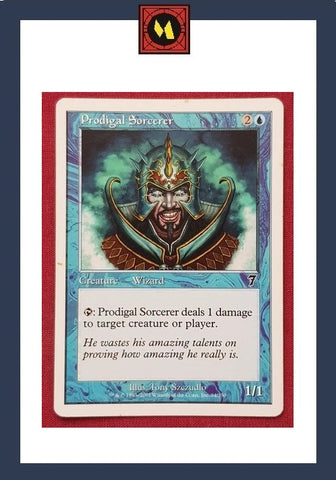 "Prodigal Sorcerer" x4 - Magic The Gathering - 7th Edition - 4-Card Playset