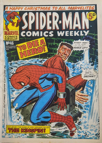 Spider-Man Comics Weekly #46 - Marvel/British Comic - 1973
