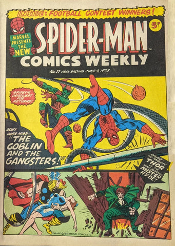 Spider-Man Comics Weekly #17 - Marvel/British Comic - 1973