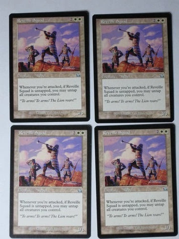 "Reveille Squad" x4 - Magic The Gathering - Prophecy - 4-Card Playset